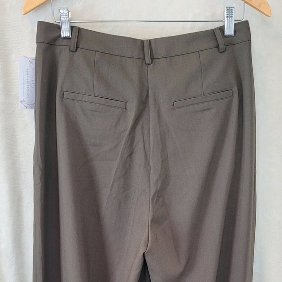The Frankie Shop wide leg taupe trouser. - Picture 2 of 3
